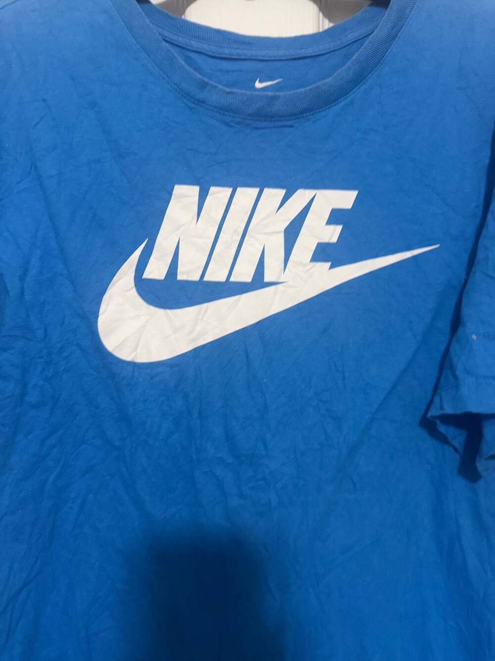Nike Sportswear Icon Futura Men's Graphic T-Shirt in Royal Blue - Picture 3 of 5